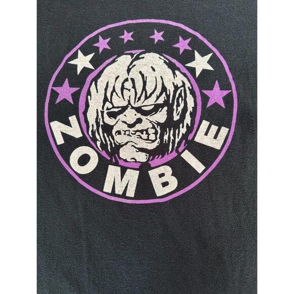 Rob Zombie Live Concert T-Shirt Mens, Double Sided Concert Shirt Black Size XL - Picture 6 of 7